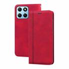 For Honor X8a Frosted Business Magnetic Horizontal Flip PU Phone Case(Red) - 1