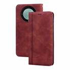 For Honor X9b Frosted Business Magnetic Horizontal Flip PU Phone Case(Brown) - 1