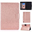 For Amazon Fire Max 11 2023 Glitter Powder Smart Leather Tablet Case(Rose Gold) - 1