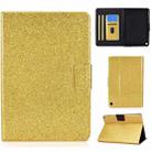 For Amazon Fire Max 11 2023 Glitter Powder Smart Leather Tablet Case(Gold) - 1