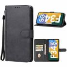 For Samsung Galaxy F34 Leather Phone Case(Black) - 1