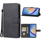 For Samsung Galaxy A35 Leather Phone Case(Black) - 1