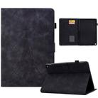 For Amazon Fire Max 11 2023 Embossed Tower Flip Smart Leather Tablet Case(Black) - 1