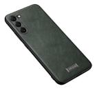 For Samsung Galaxy S23+ 5G SULADA Shockproof TPU + Handmade Leather Phone Case(Green) - 1