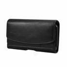 Horizontal Plate Hanging Waist Phone Waist Pack Leather Case with Card Slot For 6.7-6.9 inch - 1