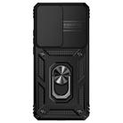 For Motorola Edge 2022 Sliding Camshield Holder Phone Case(Black) - 2