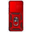 For Motorola Edge 2022 Sliding Camshield Holder Phone Case(Red) - 2