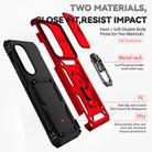 For Motorola Edge 2022 Sliding Camshield Holder Phone Case(Red) - 3