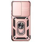 For Motorola Edge 2022 Sliding Camshield Holder Phone Case(Rose Gold) - 2