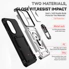 For Motorola Edge 2022 Sliding Camshield Holder Phone Case(Silver) - 3
