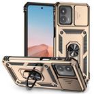 For Motorola Moto G 5G 2023 Sliding Camshield Holder Phone Case(Gold) - 1