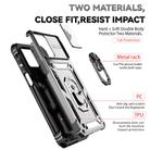 For Motorola Moto G 5G 2023 Sliding Camshield Holder Phone Case(Silver) - 3