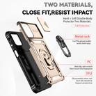 For Motorola Moto G Power 2023 Sliding Camshield Holder Phone Case(Gold) - 3