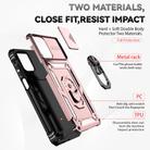 For Motorola Moto G Power 2023 Sliding Camshield Holder Phone Case(Rose Gold) - 3