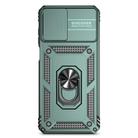 For Motorola Moto G Power 2023 Sliding Camshield Holder Phone Case(Dark Green) - 2