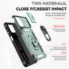 For Motorola Moto G Power 2023 Sliding Camshield Holder Phone Case(Dark Green) - 3