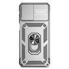 For Motorola Moto G Power 2023 Sliding Camshield Holder Phone Case(Silver) - 2