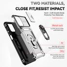 For Motorola Moto G Power 2023 Sliding Camshield Holder Phone Case(Silver) - 3