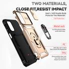 For Motorola Moto G Stylus 4G 2022 Sliding Camshield Holder Phone Case(Gold) - 3