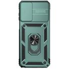 For Motorola Moto G Stylus 4G 2022 Sliding Camshield Holder Phone Case(Dark Green) - 2