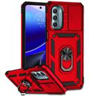 For Motorola Moto G Stylus 5G 2022 Sliding Camshield Holder Phone Case(Red) - 1