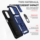 For Motorola Moto G Stylus 5G 2022 Sliding Camshield Holder Phone Case(Blue) - 3