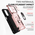 For Motorola Moto G Stylus 5G 2022 Sliding Camshield Holder Phone Case(Rose Gold) - 3