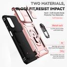 For Motorola Moto G 5G 2022 Sliding Camshield Holder Phone Case(Rose Gold) - 3