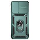 For Motorola Moto G 5G 2022 Sliding Camshield Holder Phone Case(Dark Green) - 2