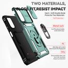 For Motorola Moto G 5G 2022 Sliding Camshield Holder Phone Case(Dark Green) - 3