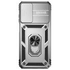 For Motorola Moto G 5G 2022 Sliding Camshield Holder Phone Case(Silver) - 2