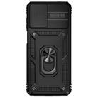 For Motorola Moto G22 2022 Sliding Camshield Holder Phone Case(Black) - 2