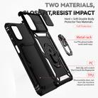 For Motorola Moto G22 2022 Sliding Camshield Holder Phone Case(Black) - 3