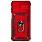 For Motorola Moto G22 2022 Sliding Camshield Holder Phone Case(Red) - 2