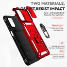 For Motorola Moto G22 2022 Sliding Camshield Holder Phone Case(Red) - 3