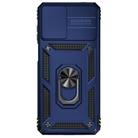 For Motorola Moto G22 2022 Sliding Camshield Holder Phone Case(Blue) - 2