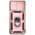 For Motorola Moto G22 2022 Sliding Camshield Holder Phone Case(Rose Gold) - 2