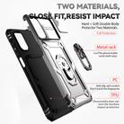 For Motorola Moto G22 2022 Sliding Camshield Holder Phone Case(Silver) - 3