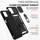 For Motorola Moto G32 Sliding Camshield Holder Phone Case(Black) - 3