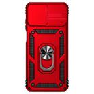 For Motorola Moto G32 Sliding Camshield Holder Phone Case(Red) - 2