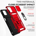 For Motorola Moto G32 Sliding Camshield Holder Phone Case(Red) - 3