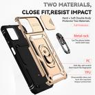 For Motorola Moto G32 Sliding Camshield Holder Phone Case(Gold) - 3