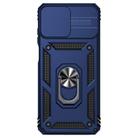 For Motorola Moto G32 Sliding Camshield Holder Phone Case(Blue) - 2