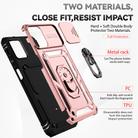 For Motorola Moto G32 Sliding Camshield Holder Phone Case(Rose Gold) - 3