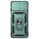 For Motorola Moto G32 Sliding Camshield Holder Phone Case(Dark Green) - 2