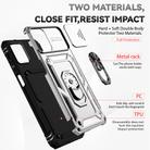 For Motorola Moto G32 Sliding Camshield Holder Phone Case(Silver) - 3