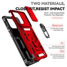 For Motorola Moto X40 Pro Sliding Camshield Holder Phone Case(Red) - 3