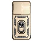 For Motorola Moto X40 Pro Sliding Camshield Holder Phone Case(Gold) - 2