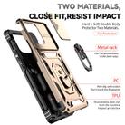 For Motorola Moto X40 Pro Sliding Camshield Holder Phone Case(Gold) - 3