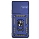 For Motorola Moto X40 Pro Sliding Camshield Holder Phone Case(Blue) - 2